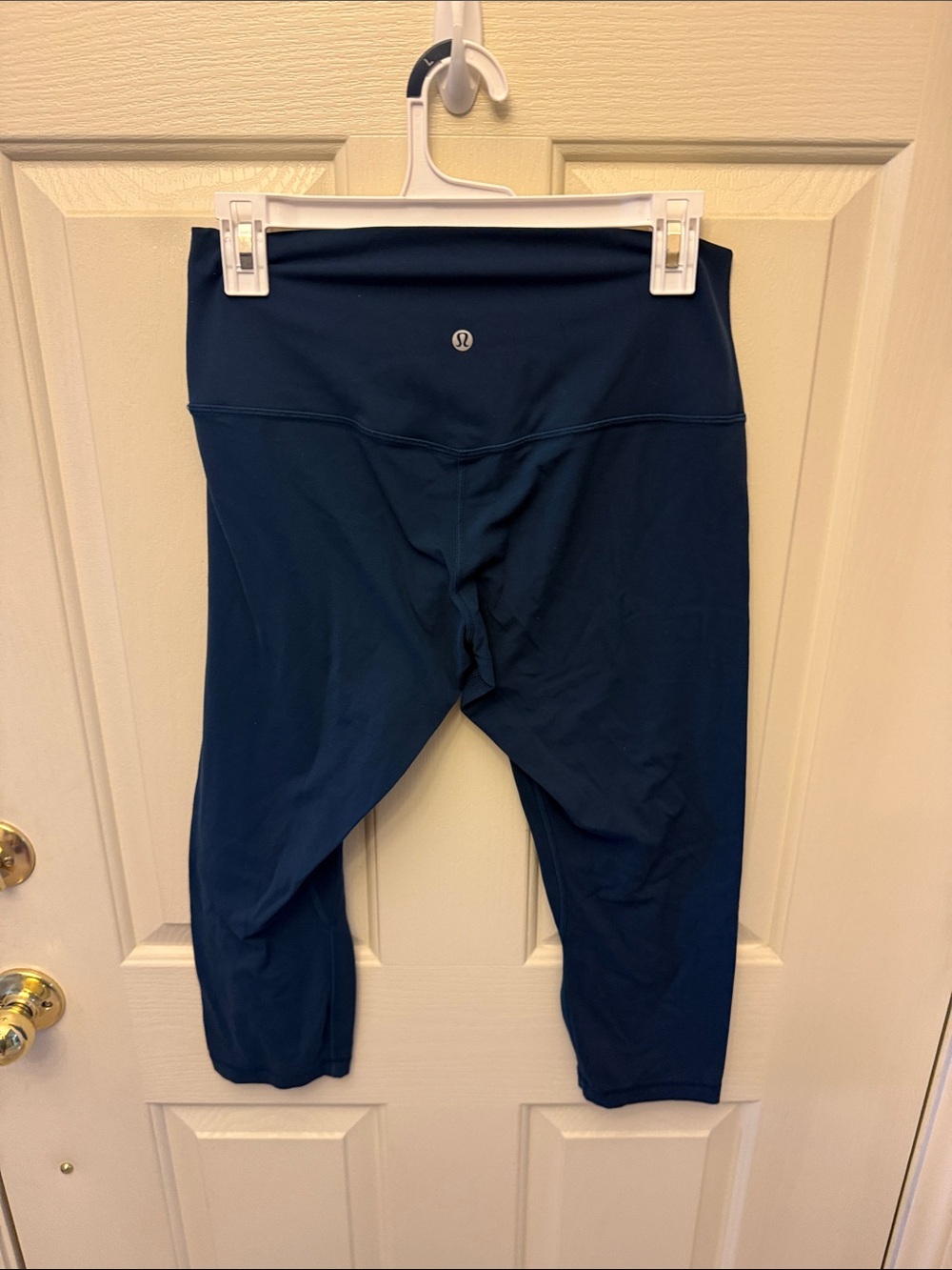 lululemon athletica womens Navy Cropped High-Rise Leggings